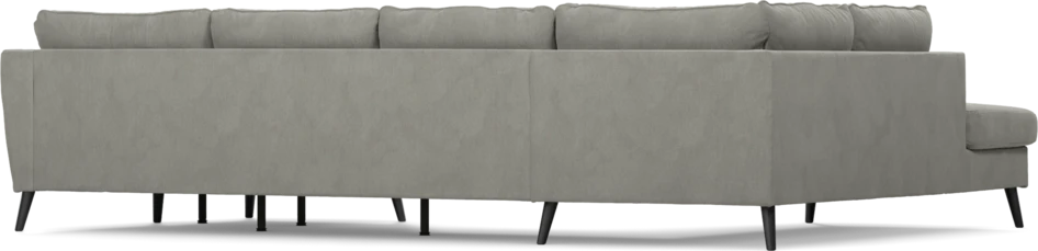 County - 3-sits soffa med divan vänster och schäslong höger - Grå