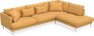 Harper - 3-sits soffa med divan höger - Gul