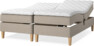 Delux Sense - Ställbar säng, dubbelsäng med bäddmadrass - Beige