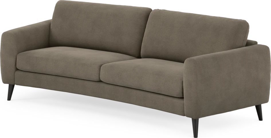 Bridge - 3-sits soffa svängd - Beige