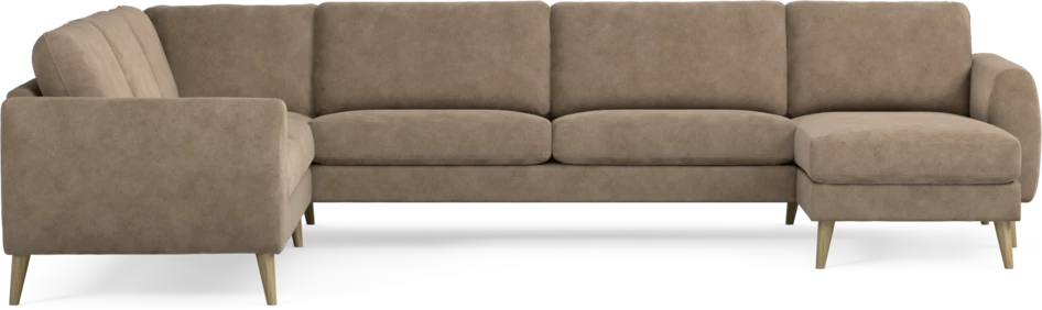 Bridge - Hörnsoffa, 2+3-sits med schäslong höger - Beige