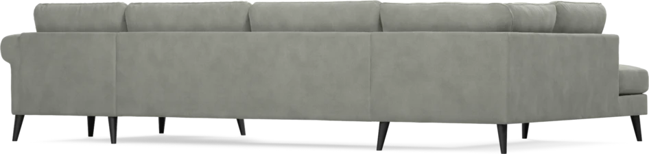 Bridge - 3-sits soffa med divan vänster och schäslong höger - Grå