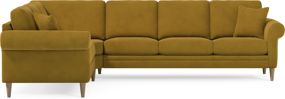 Eden - Hörnsoffa, 2+3-sits - Gul