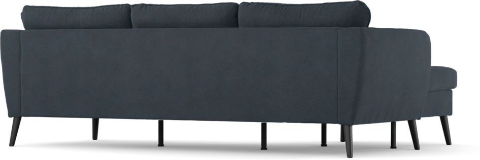 County - 3-sits soffa med flyttbar schäslong - Blå