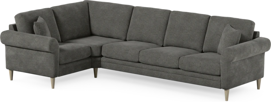 Eden - Hörnsoffa, 1+3-sits - Grå