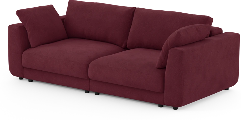 Amie - Bäddsoffa 3-sits - Röd