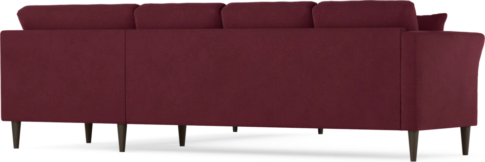 Eden - Hörnsoffa, 3+3-sits - Röd