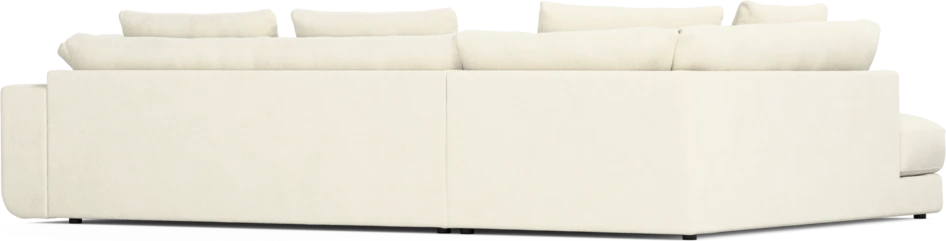 Amie - 3-sits med divan vänster - Vit