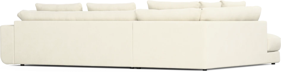 Amie - 3-sits med divan vänster - Vit
