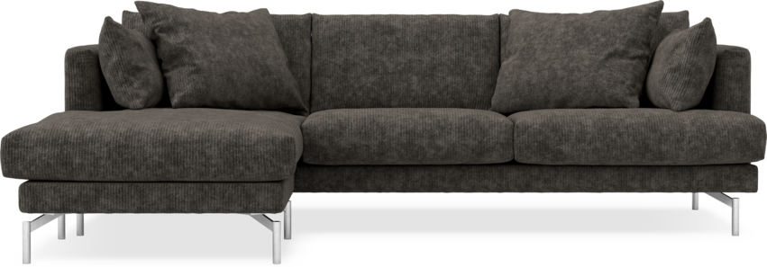 Harper - 4-sits med schäslong vänster - Grå