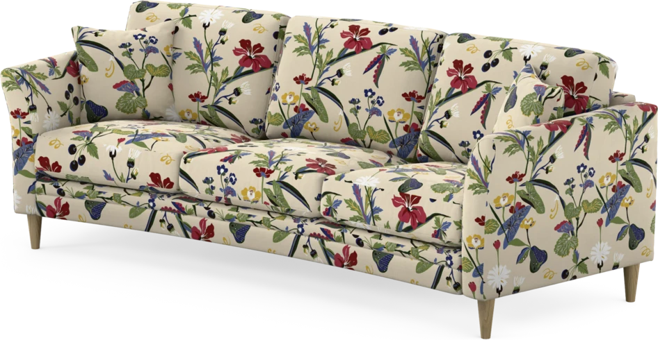 Eden - 3-sits soffa svängd - Flerfärgad