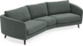 Madison - 3-sits soffa svängd, 90 cm - Grå