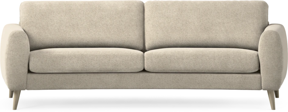 Bridge - 3-sits soffa svängd - Beige