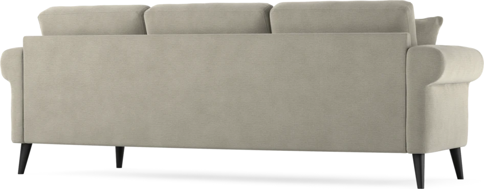 Eden - 3-sits soffa svängd - Brun