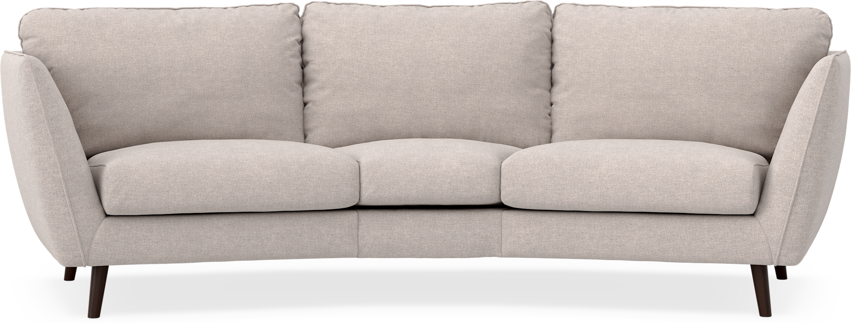 Madison - 3-sits soffa svängd, 70 cm - Beige