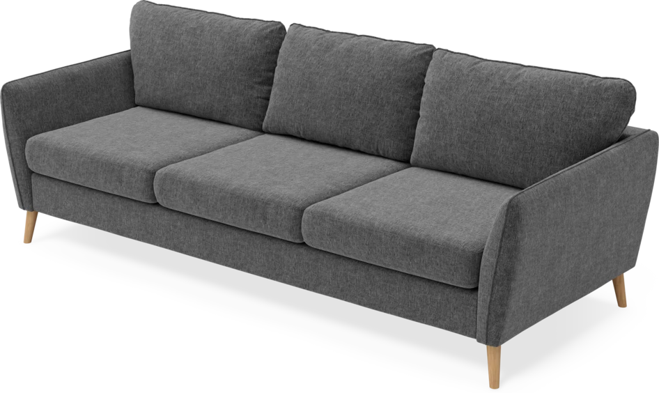 County - 3-sits soffa - Grå