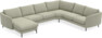 Madison - Hörnsoffa med schäslong vänster - Beige