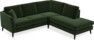 Eden - 2-sits soffa med divan - Grön