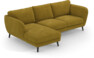 Madison Lux - 2-sits soffa med schäslong vänster - Gul