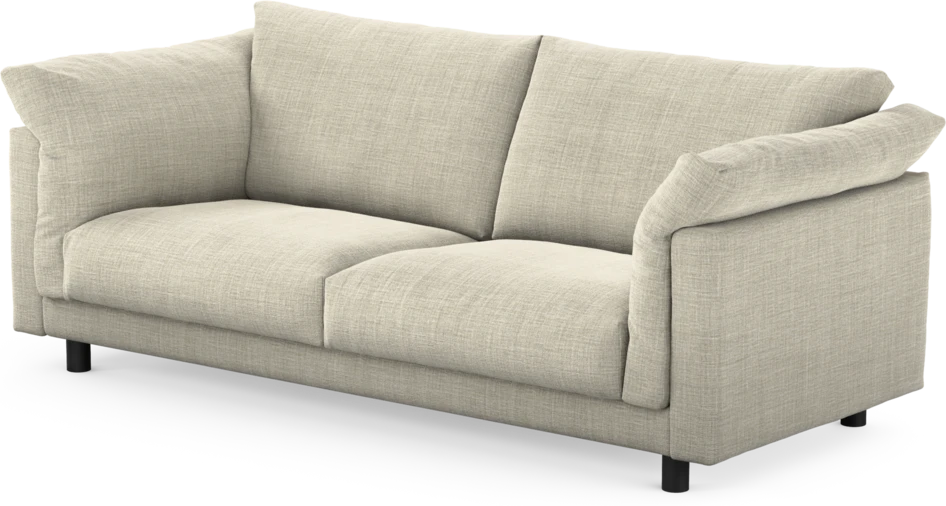 Cherrie - 2,5-sits soffa, fast klädsel - Beige