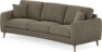 Eden - 3-sits soffa svängd - Beige