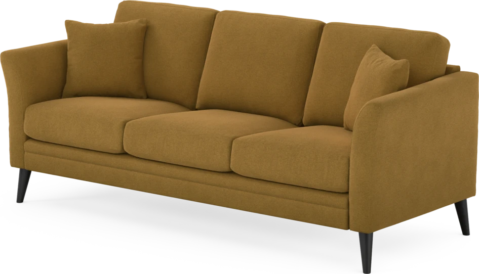 Eden - 3-sits soffa - Gul