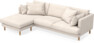 Harper - 4-sits med schäslong vänster - Beige