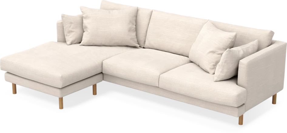 Harper - 4-sits med schäslong vänster - Beige