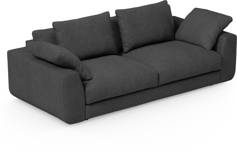 Amie - 3-sits soffa - Svart