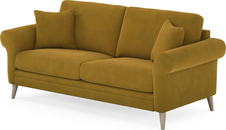 Eden - 2,5-sits soffa - Gul