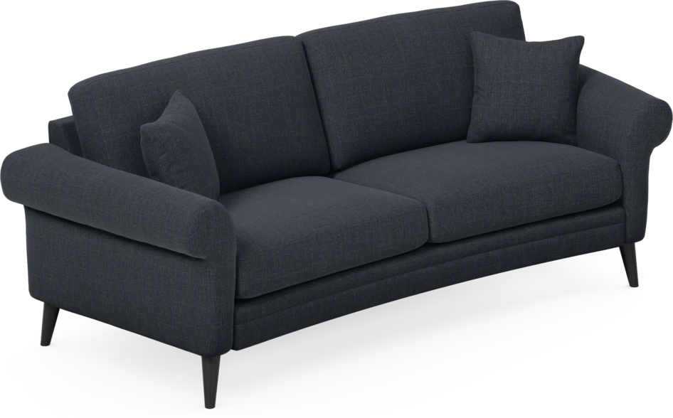 Eden - 2,5-sits soffa svängd - Blå