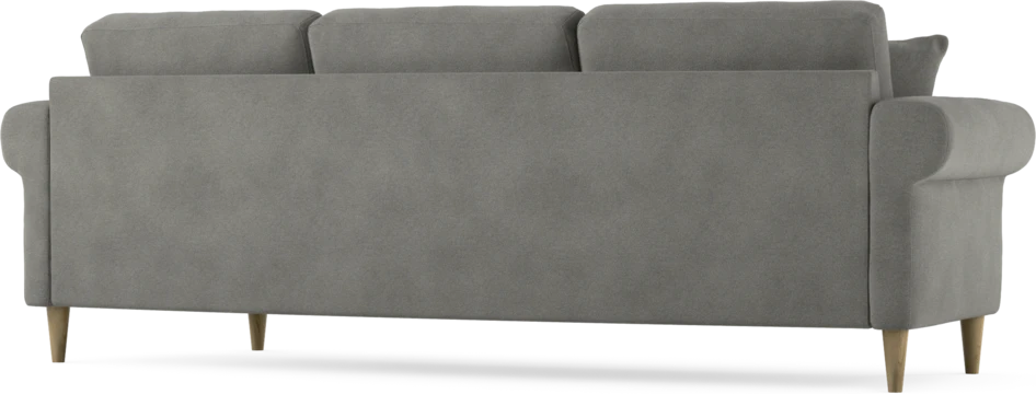 Eden - 3-sits soffa svängd - Grå