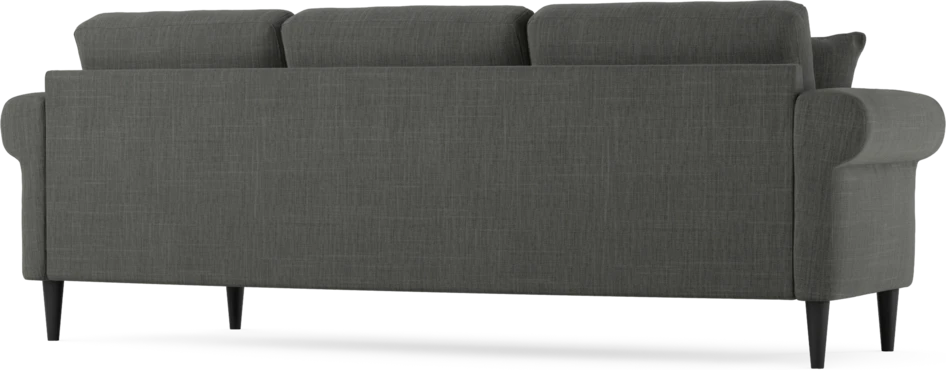 Eden - 3-sits soffa svängd - Grå
