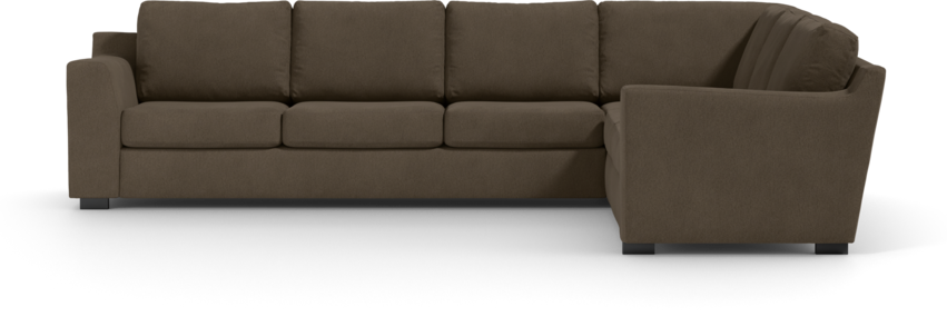 Friday - Hörnsoffa, 3+2-sits - Brun