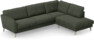 Bridge - 3-sits soffa med divan höger - Grön