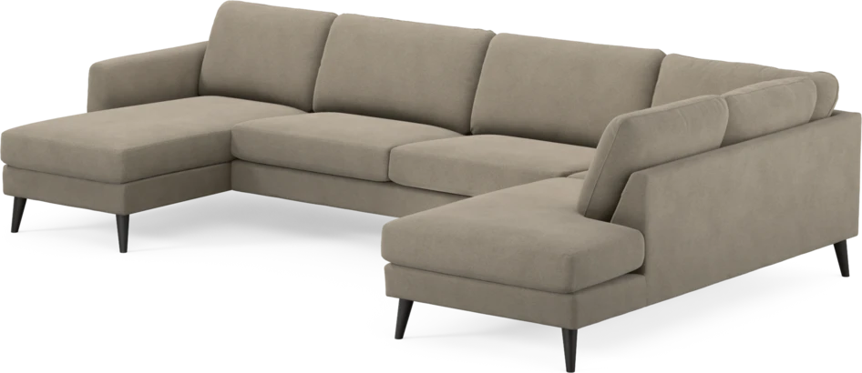 Bridge - 3-sits soffa med schäslong vänster och divan höger - Beige