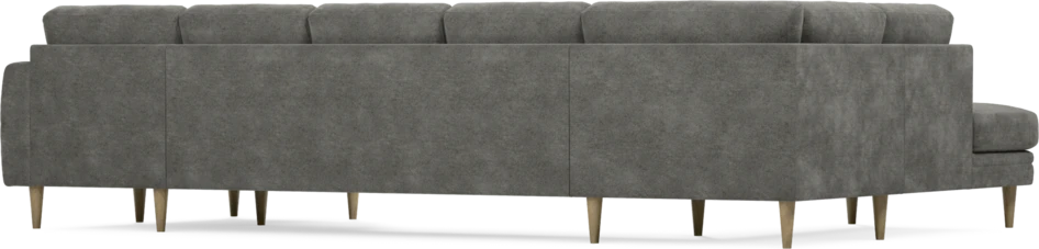 Eden - 3-sits soffa med divan vänster och schäslong höger - Grå