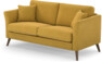 Eden - 2,5-sits soffa - Gul
