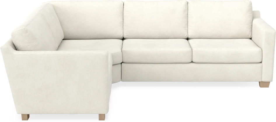 Friday - Hörnsoffa, 1,5+2,5-sits - Vit
