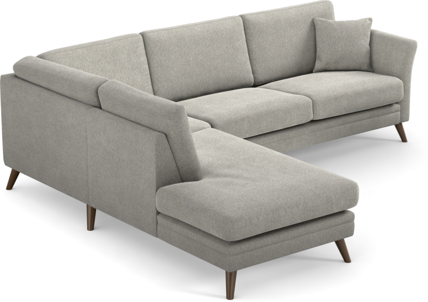 Eden - 2,5-sits soffa med divan - Grå
