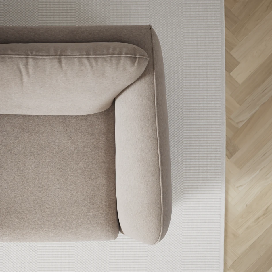 Madison - 2-sits soffa med divan vänster och schäslong höger - Beige