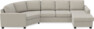 Nevada - 3-sits soffa med cosy hörn vänster och schäslong höger - Beige