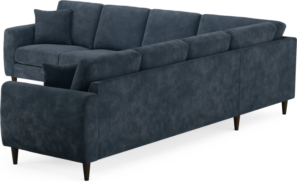 Eden - Hörnsoffa, 3+3-sits - Blå