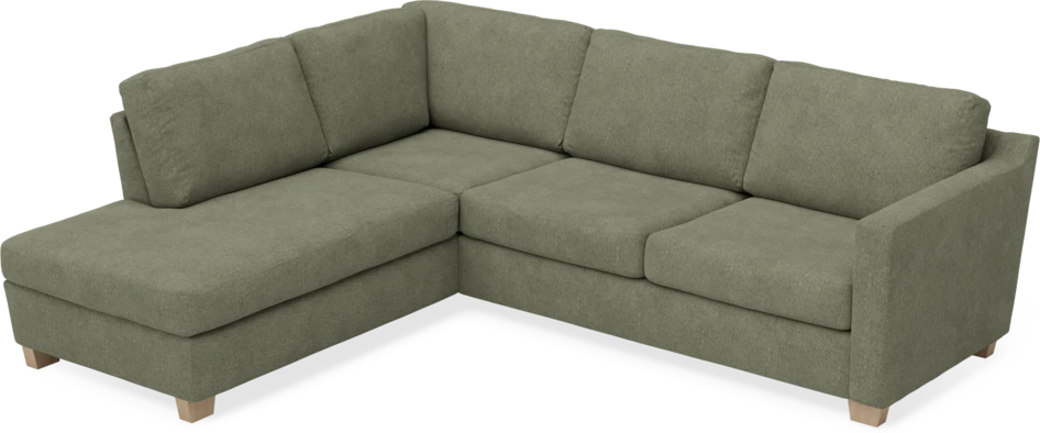 Friday - 2,5-sits soffa med divan vänster - Vit