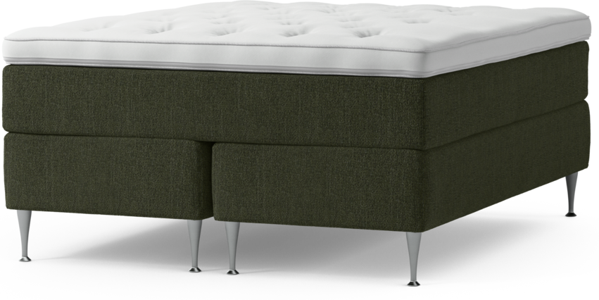 Delux Dream - Kontinentalsäng, dubbelsäng med bäddmadrass och sängben