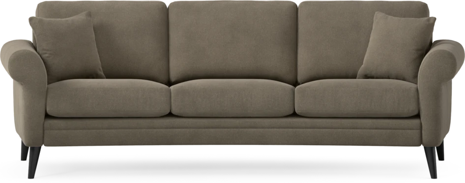 Eden - 3-sits soffa svängd - Beige