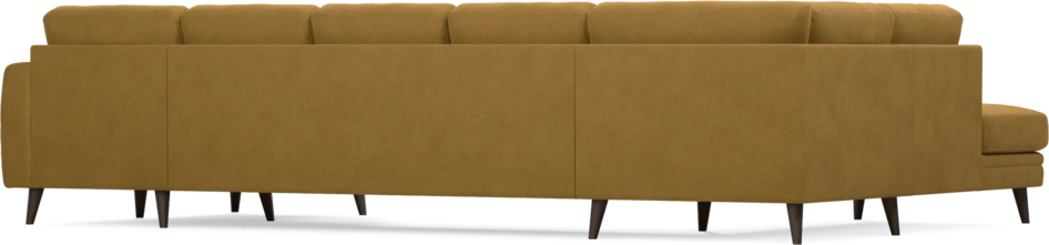 Eden - 3-sits soffa med divan vänster och schäslong höger - Gul