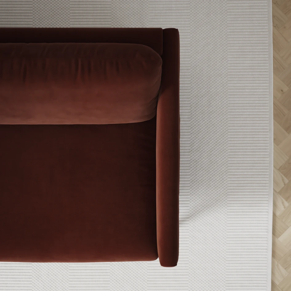 Madison Klädsel - Klädsel till 2-sits soffa - Orange