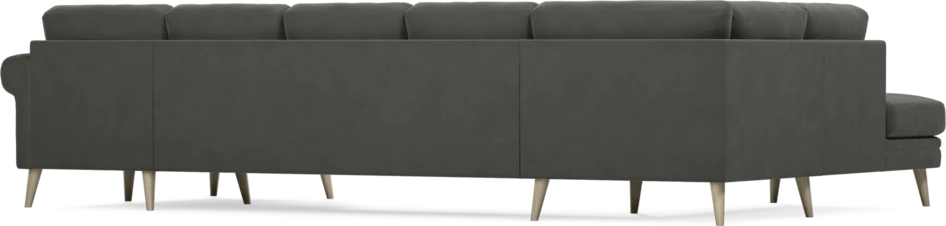 Eden - 3-sits soffa med divan vänster och schäslong höger - Grå