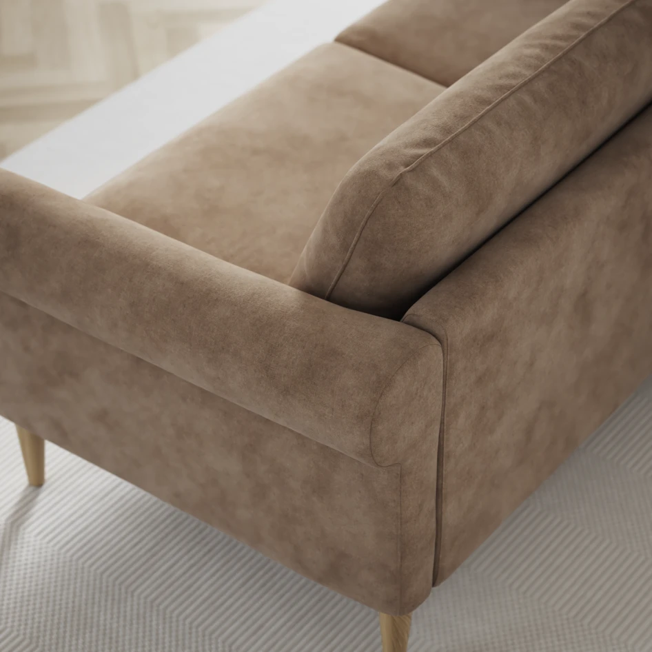 Bridge - 3-sits soffa med divan vänster och schäslong höger - Beige